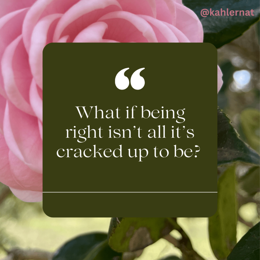 The Danger in Being&nbsp;Right